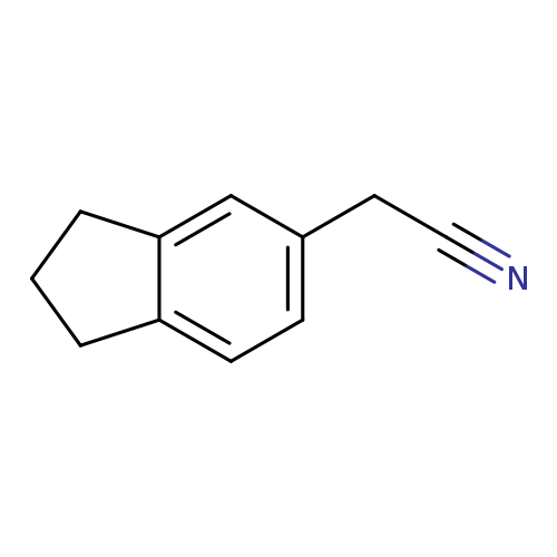 2-(2,3-dihydro-1H-inden-5-yl)acetonitrile