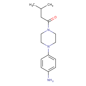 (4-[4-(3-Methylbutanoyl)piperazin-1-yl]phenyl)amine