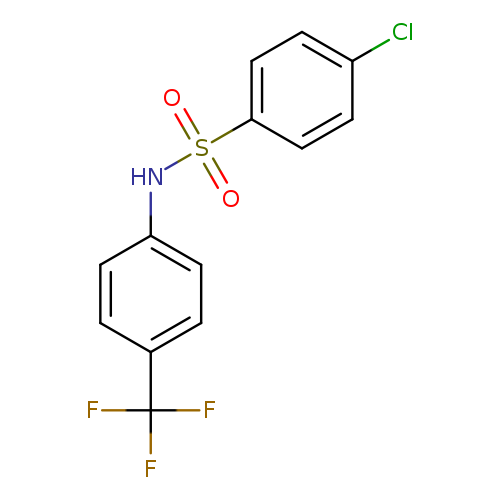 4-chloro-N-[4-(trifluoromethyl)phenyl]benzene-1-sulfonamide