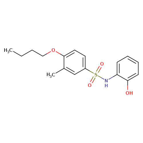 4-butoxy-N-(2-hydroxyphenyl)-3-methylbenzene-1-sulfonamide