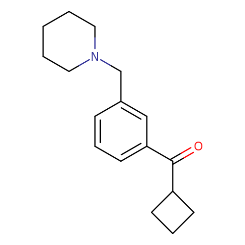 Cyclobutyl 3-(piperidinomethyl)phenyl ketone