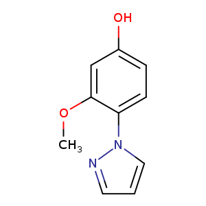 3-Methoxy-4-(1H-pyrazol-1-yl)phenol