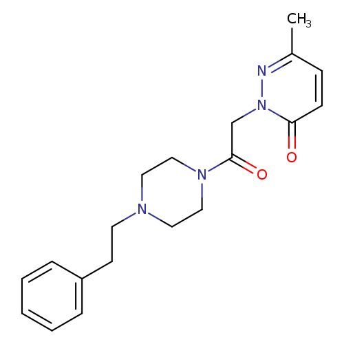 6-methyl-2-{2-oxo-2-[4-(2-phenylethyl)piperazin-1-yl]ethyl}-2,3-dihydropyridazin-3-one