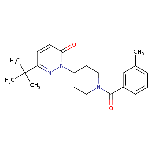 6-tert-butyl-2-[1-(3-methylbenzoyl)piperidin-4-yl]-2,3-dihydropyridazin-3-one