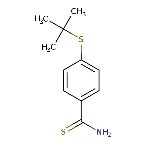 4-(tert-butylsulfanyl)benzene-1-carbothioamide
