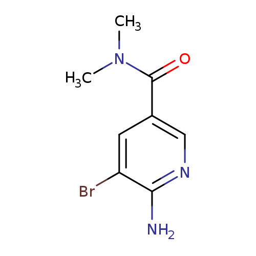 6-amino-5-bromo-N,N-dimethylpyridine-3-carboxamide