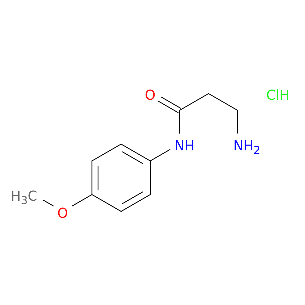 3-Amino-N-(4-methoxyphenyl)propanamide hydrochloride