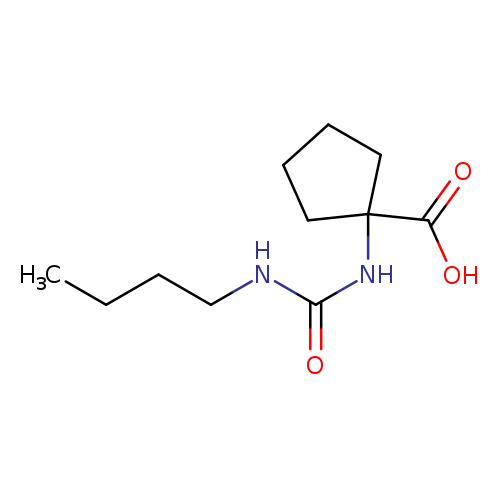1-[(butylcarbamoyl)amino]cyclopentane-1-carboxylic acid
