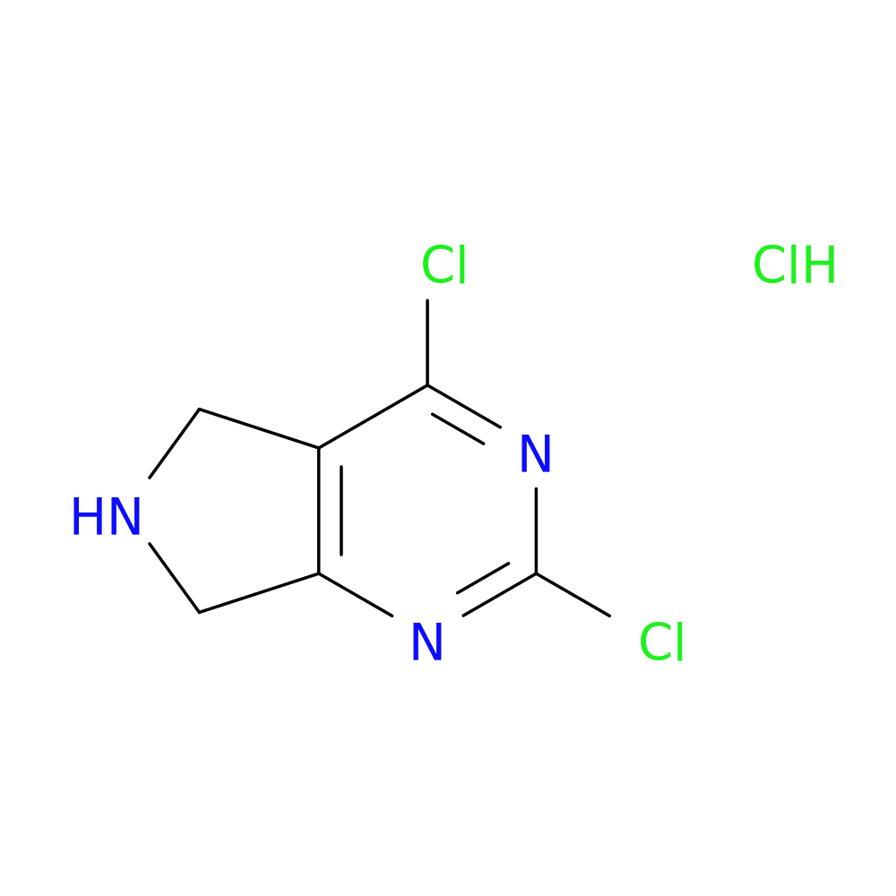 2,4-Dichloro-6,7-dihydro-5H-pyrrolo[3,4-d]pyrimidine hydrochloride