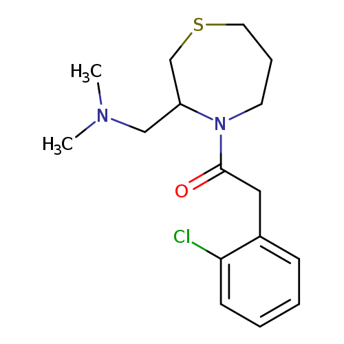 2-(2-chlorophenyl)-1-{3-[(dimethylamino)methyl]-1,4-thiazepan-4-yl}ethan-1-one