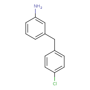 3-[(4-chlorophenyl)methyl]aniline