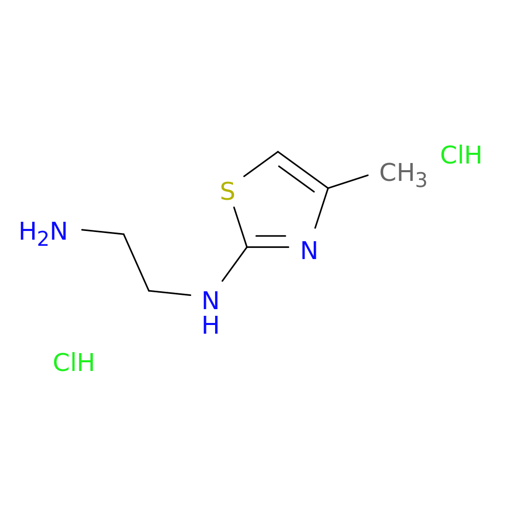 N1-(4-methyl-1,3-thiazol-2-yl)ethane-1,2-diamine dihydrochloride