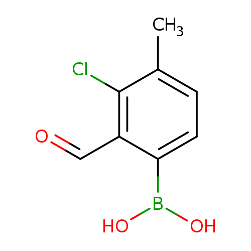 3-Chloro-2-formyl-4-methylphenylboronic acid