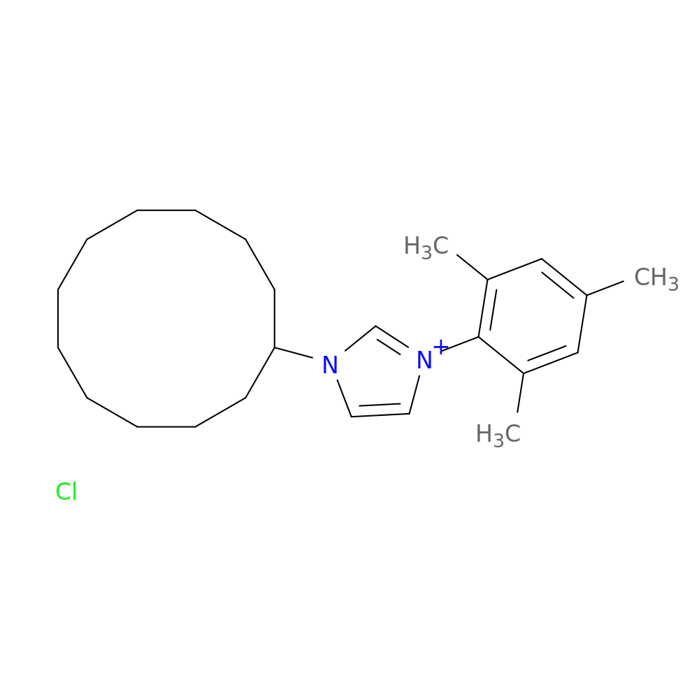 1-(2,4,6-Trimethylphenyl)-3-(cyclododecyl)imidazolium chloride