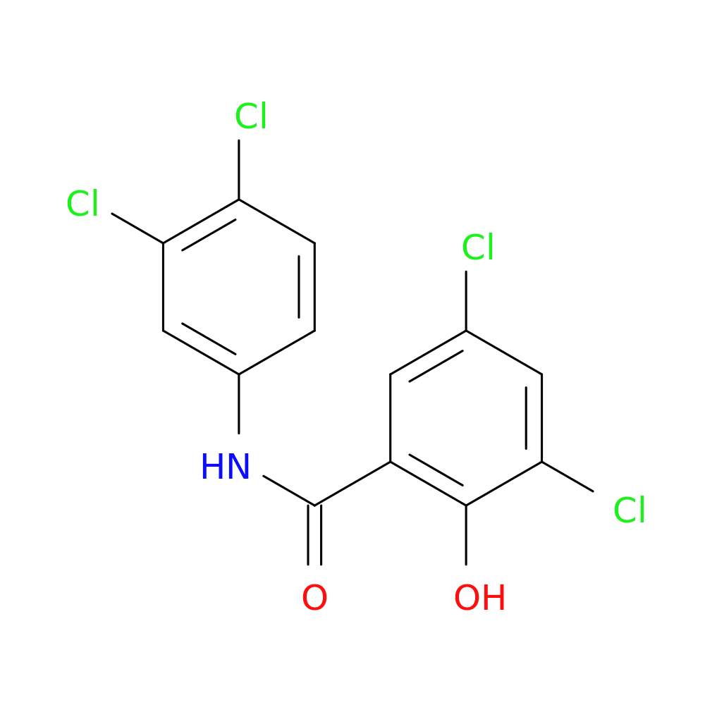 3,5-Dichloro-N-(3,4-dichlorophenyl)-2-hydroxybenzamide