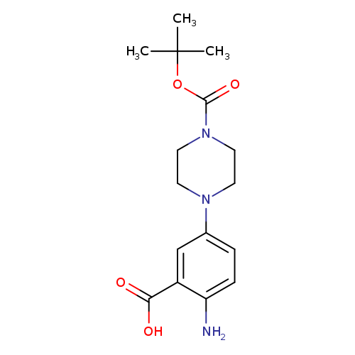 2-amino-5-{4-[(tert-butoxy)carbonyl]piperazin-1-yl}benzoic acid