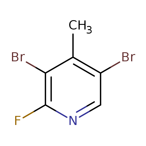 Pyridine, 3,5-dibromo-2-fluoro-4-methyl-