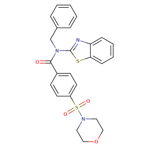 N-(1,3-benzothiazol-2-yl)-N-benzyl-4-(morpholine-4-sulfonyl)benzamide