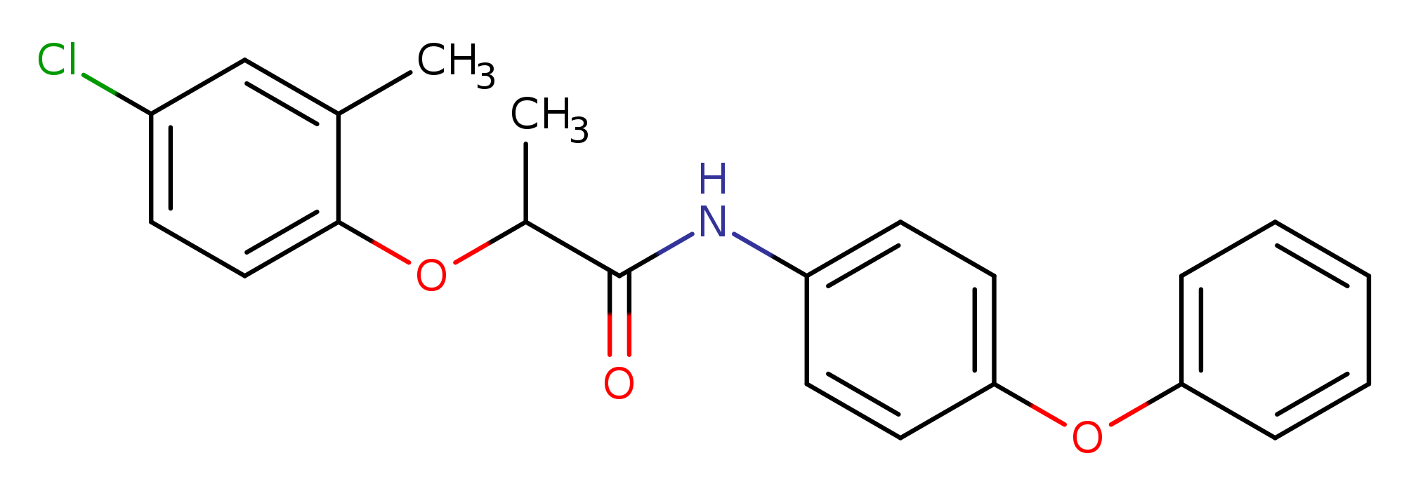 2-(4-chloro-2-methylphenoxy)-N-(4-phenoxyphenyl)propanamide
