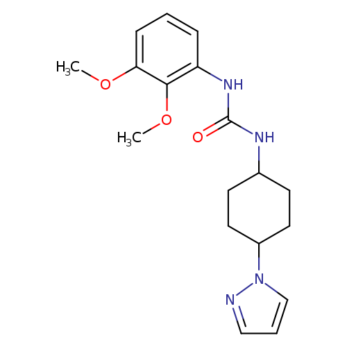 3-(2,3-dimethoxyphenyl)-1-[4-(1H-pyrazol-1-yl)cyclohexyl]urea
