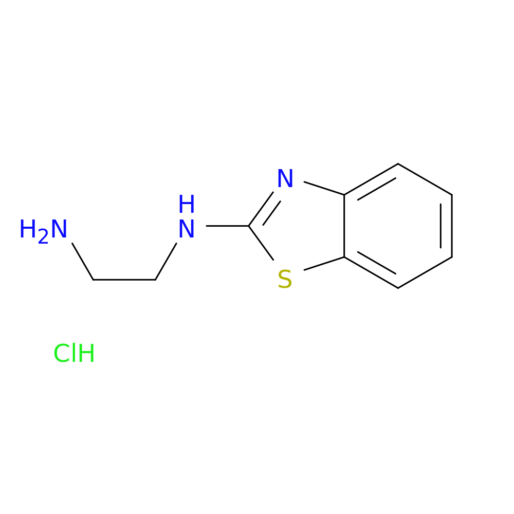 N1-(1,3-benzothiazol-2-yl)ethane-1,2-diamine hydrochloride