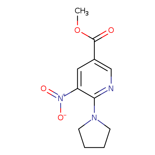 Methyl 5-nitro-6-(pyrrolidin-1-yl)pyridine-3-carboxylate