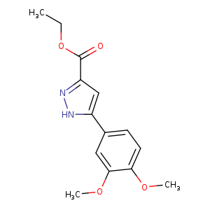 Ethyl 5-(3,4-dimethoxyphenyl)-1H-pyrazole-3-carboxylate