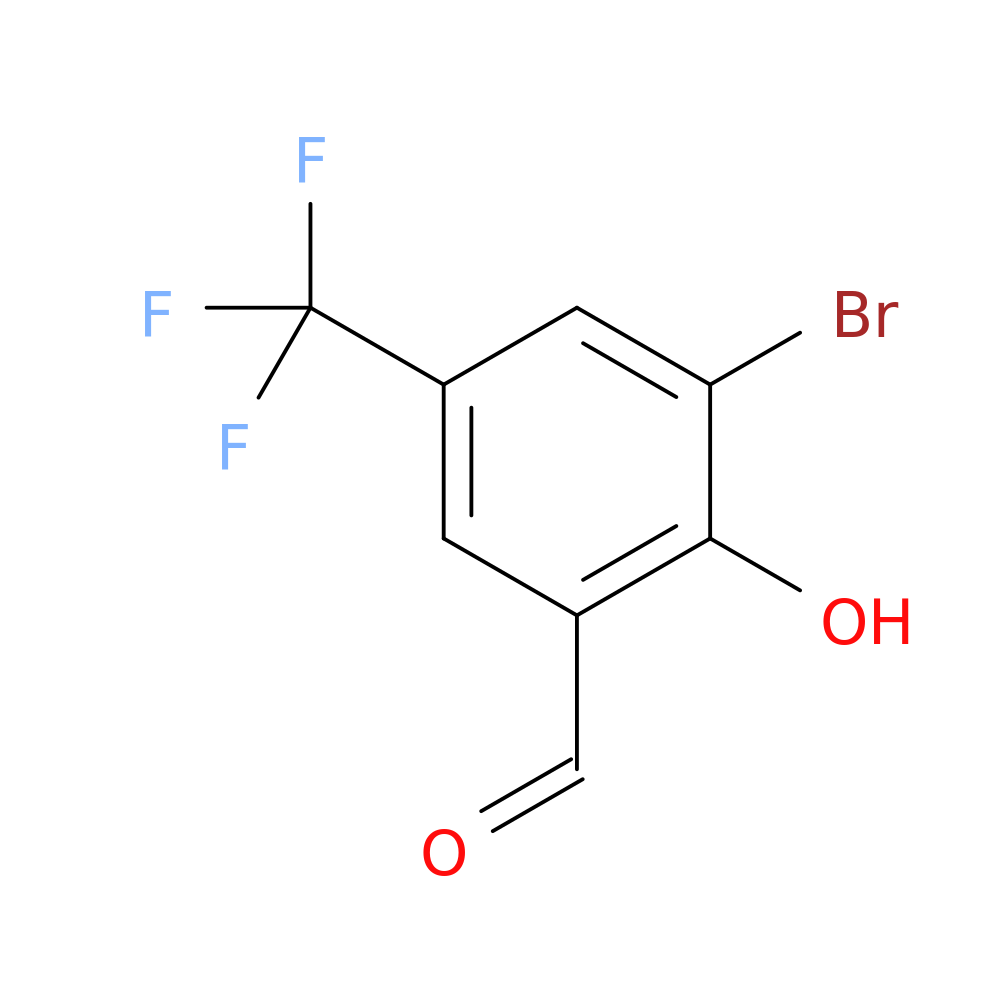 3-bromo-2-hydroxy-5-(trifluoromethyl)benzaldehyde