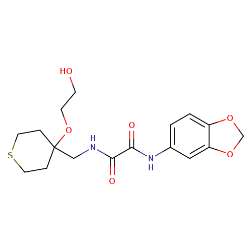 N-(2H-1,3-benzodioxol-5-yl)-N'-{[4-(2-hydroxyethoxy)thian-4-yl]methyl}ethanediamide