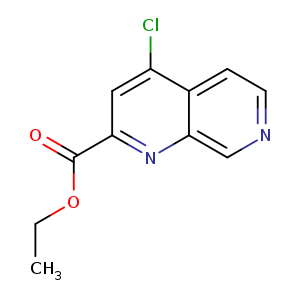4-Chloro-[1,7]naphthyridine-2-carboxylic acid ethyl ester