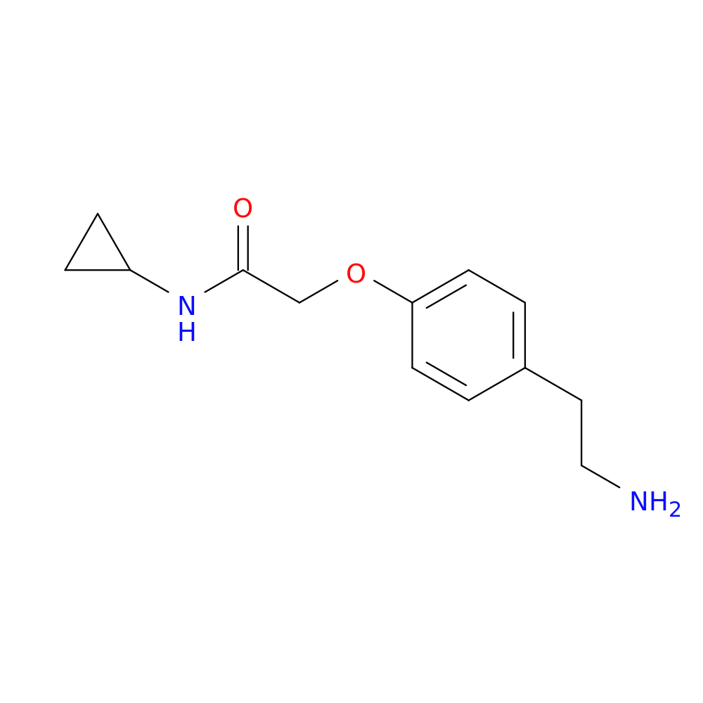 2-[4-(2-Aminoethyl)phenoxy]-N-cyclopropylacetamide