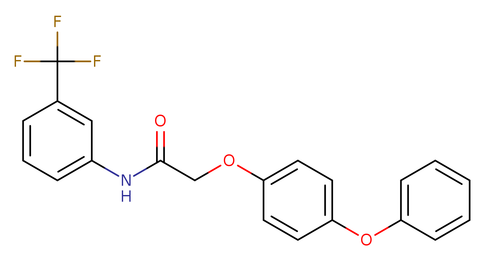 2-(4-phenoxyphenoxy)-N-[3-(trifluoromethyl)phenyl]acetamide