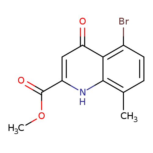 Methyl 5-bromo-8-methyl-4-oxo-1,4-dihydroquinoline-2-carboxylate