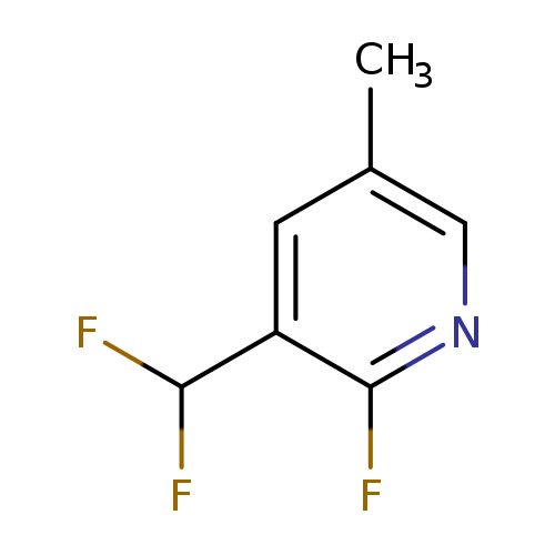 2-Fluoro-3-(difluoromethyl)-5-methylpyridine