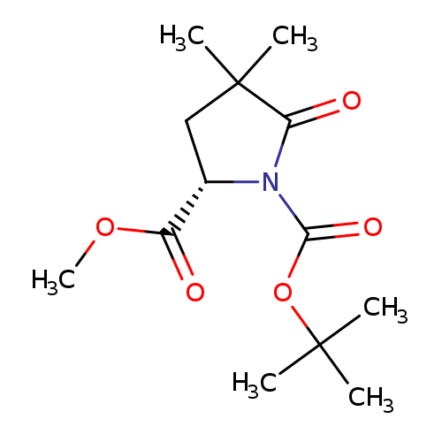 1,2-Pyrrolidinedicarboxylic acid, 4,4-dimethyl-5-oxo-, 1-(1,1-dimethylethyl) 2-methyl ester, (2S)-