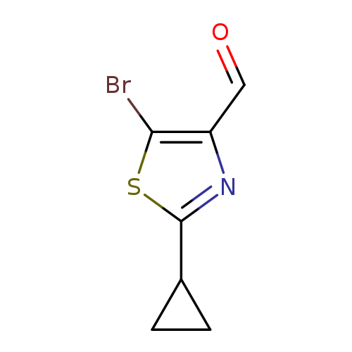 5-bromo-2-cyclopropyl-1,3-thiazole-4-carbaldehyde