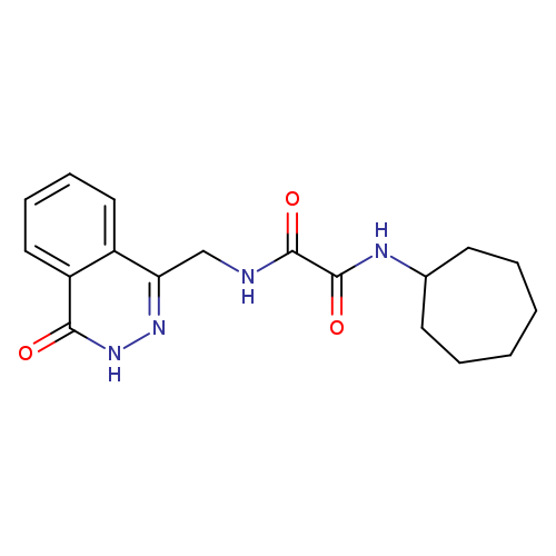 N'-cycloheptyl-N-[(4-oxo-3,4-dihydrophthalazin-1-yl)methyl]ethanediamide