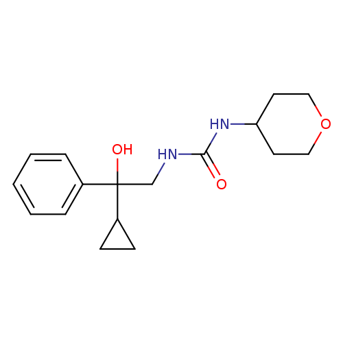 3-(2-cyclopropyl-2-hydroxy-2-phenylethyl)-1-(oxan-4-yl)urea