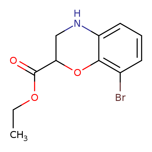 2H-1,4-Benzoxazine-2-carboxylic acid, 8-bromo-3,4-dihydro-, ethyl ester
