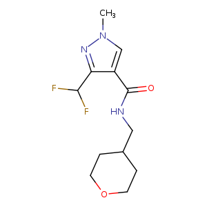 3-(difluoromethyl)-1-methyl-N-[(oxan-4-yl)methyl]-1H-pyrazole-4-carboxamide