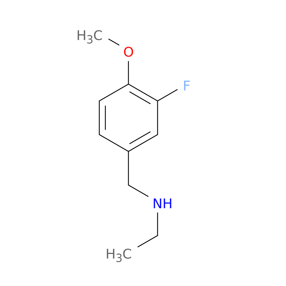 N-(3-Fluoro-4-methoxybenzyl)ethanamine