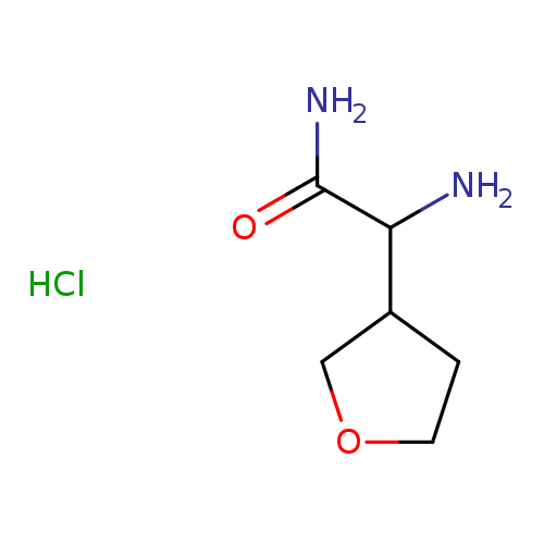 2-amino-2-(oxolan-3-yl)acetamide hydrochloride