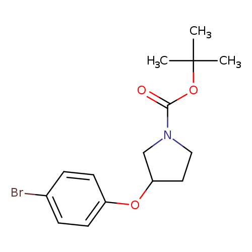 1,1-Dimethylethyl 3-(4-bromophenoxy)-1-pyrrolidinecarboxylate