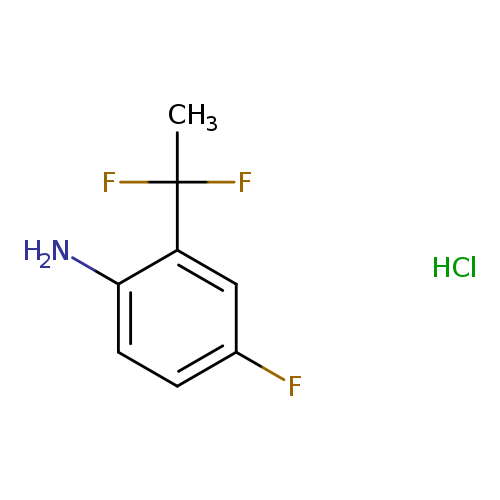 2-(1,1-difluoroethyl)-4-fluoroaniline hydrochloride