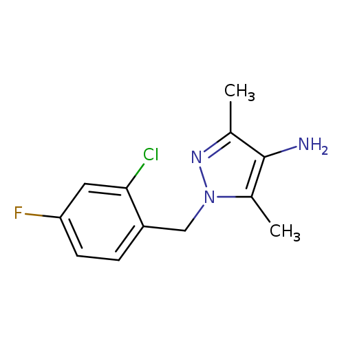 1-(2-Chloro-4-fluorobenzyl)-3,5-dimethyl-1h-pyrazol-4-amine