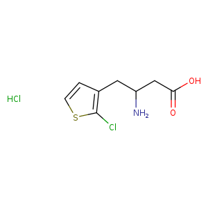 3-amino-4-(2-chlorothiophen-3-yl)butanoic acid hydrochloride