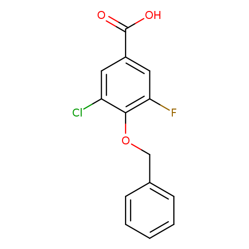 3-Chloro-5-fluoro-4-(phenylmethoxy)-benzoic acid