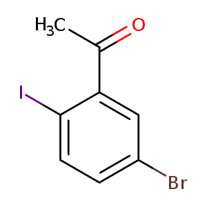 Ethanone, 1-(5-bromo-2-iodophenyl)-