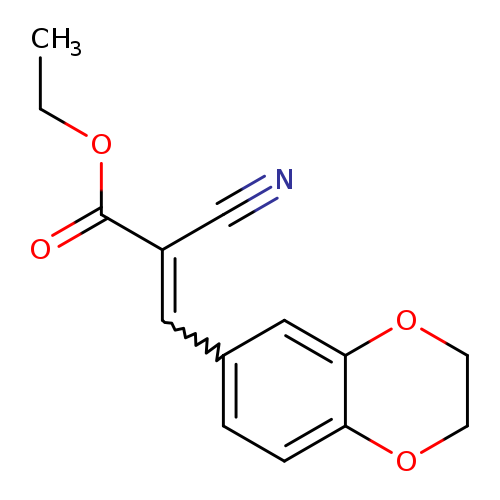 ethyl 2-cyano-3-(2,3-dihydro-1,4-benzodioxin-6-yl)prop-2-enoate