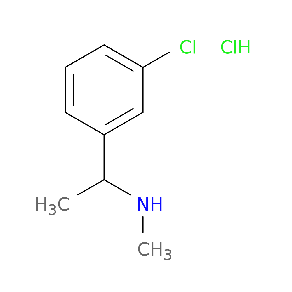 1-(3-Chlorophenyl)-N-methylethanamine hydrochloride